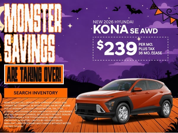 NEW 2026 HYUNDAI KONA SE AWD